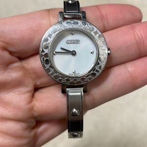 Coach stainless steel watch